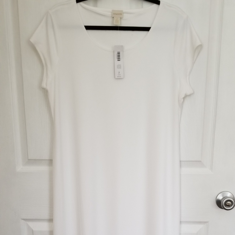 Chicos Black and White Maxi Dress